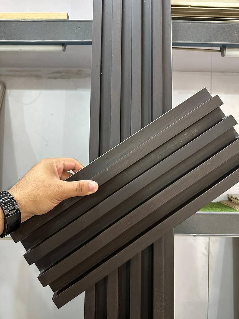 Fluted WPC wallpanel - Wpc wall panels- 3D Fluted wall cladding 14
