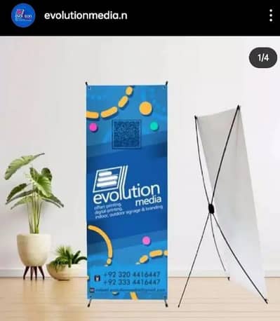 x stand / x standee / banner stand / display stand