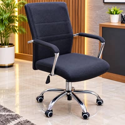yPremium Black Office Chair | Ergonomic Executive Chair |
