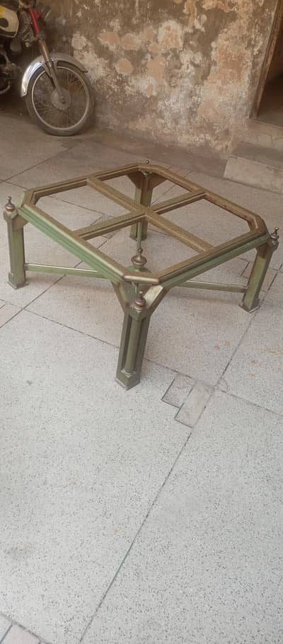 3 Tables with glass