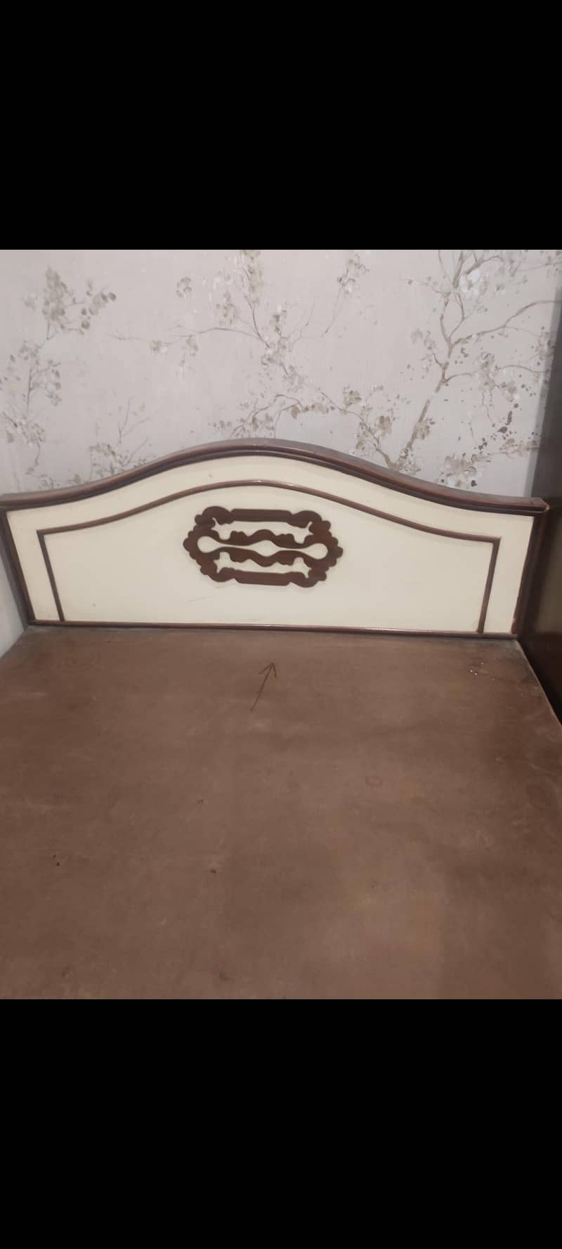 solid Single Wooden Bed – Good Condition 1