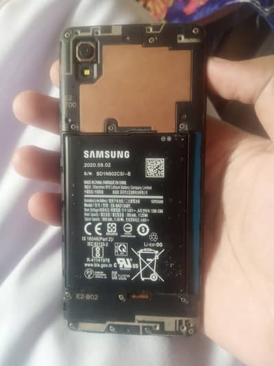 Samsung A01 Core not opened, not repaired.