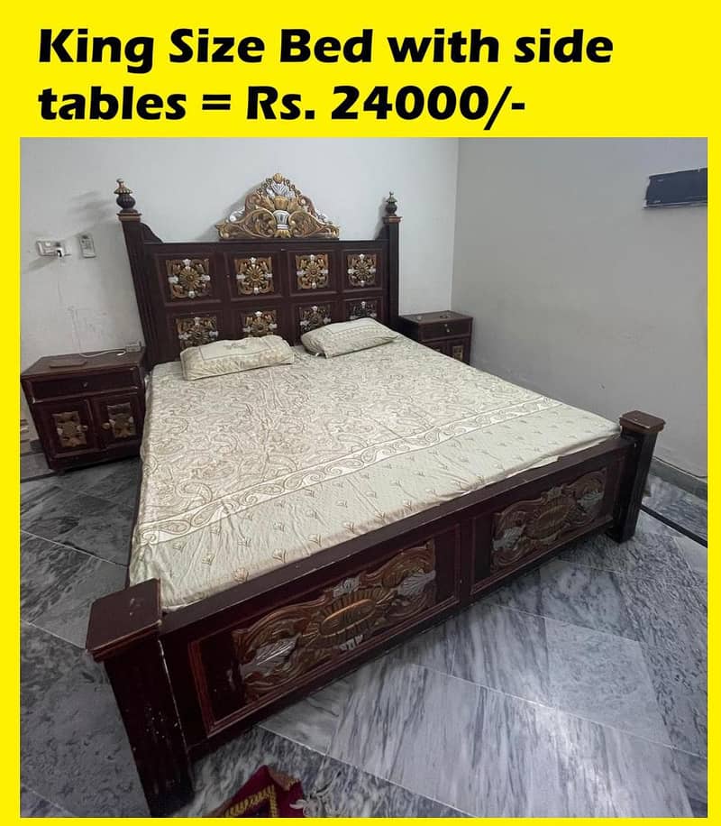bed sofas table excellent condition 2