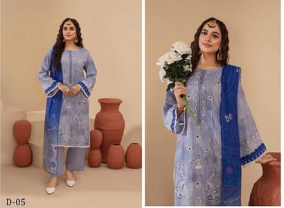 Ladies 3 Piece Suit / Branded Ladies Suits / Pakistani 3PC Dress /