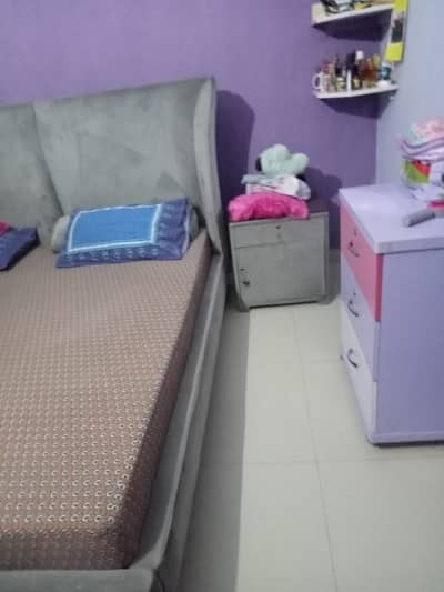 Original diamond foam Wood bed set king size with sides and mattress
