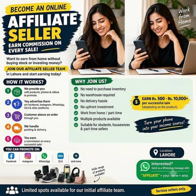 Earn Rs. 10,000+ Per Sale – Become an Affiliate Seller