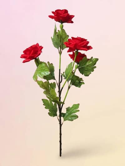 Flower Branch with 4 roses