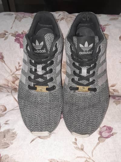 Original Adidas Originals ZX Flux 'Torsion' Grey Knit