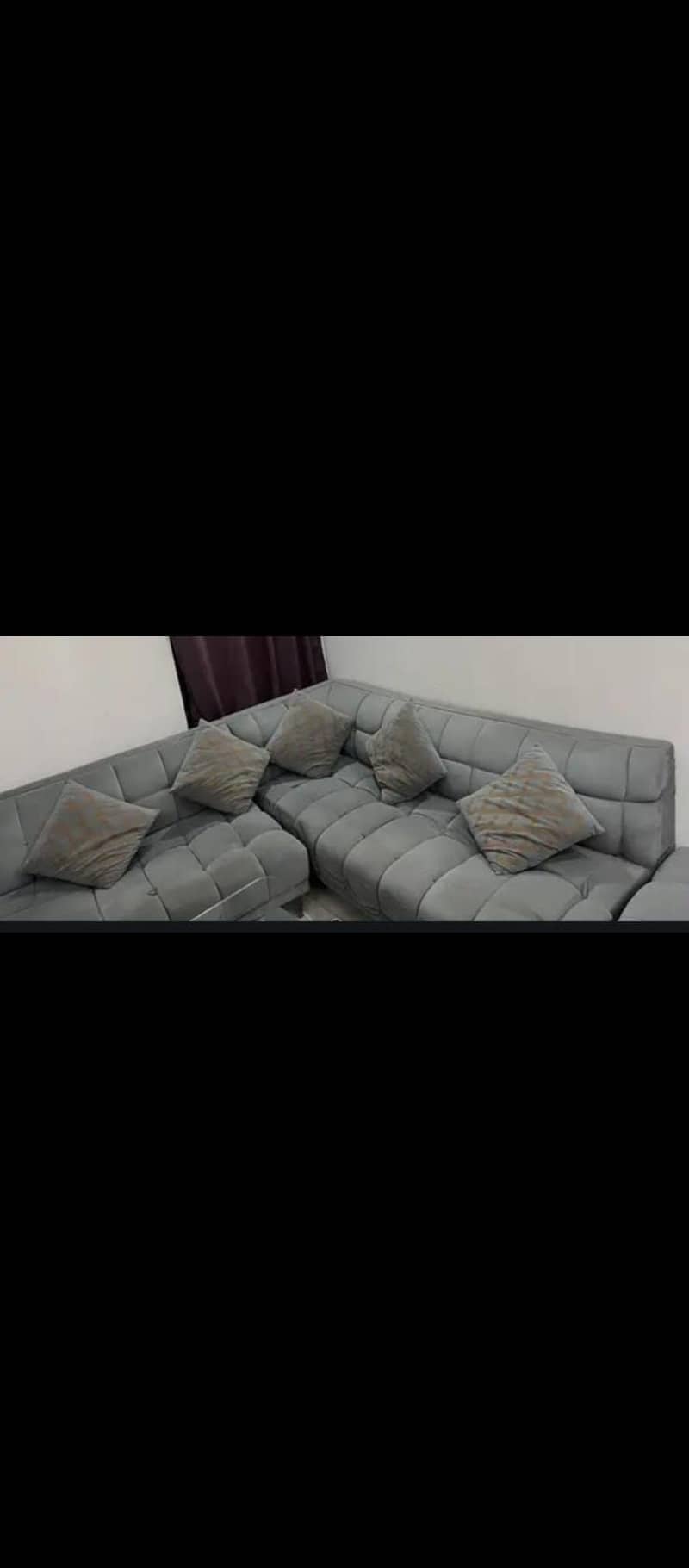 sofa l shape 7 seter 3