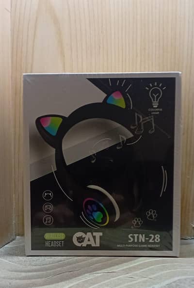 cat wireless gaming headphone