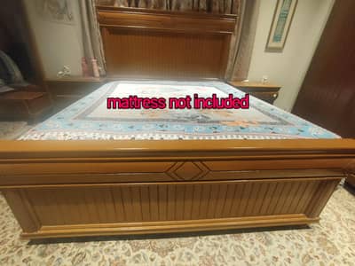 Bed and side tables