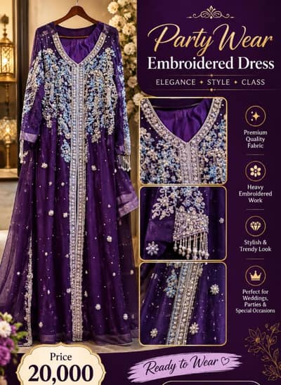 *Party Wear Dress Weeding