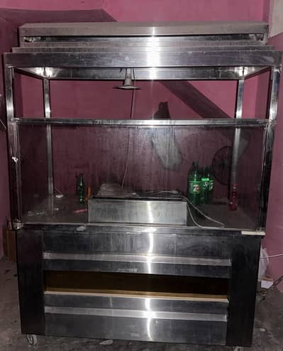 Burger and Shawarma steel counter