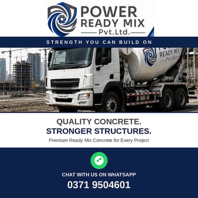 Ready Mix Concrete for Sales By Power Ready Mix