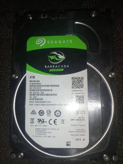 4TB HDD with 4gb ram