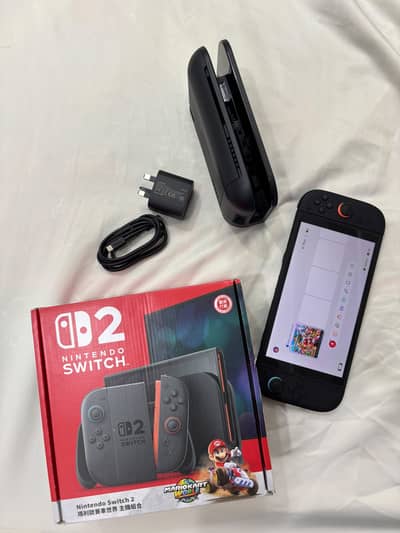 Nintendo Switch 2 — Like New | 4 Games + Accessories