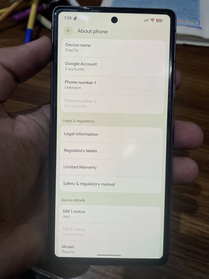 Google Pixel 7a 7