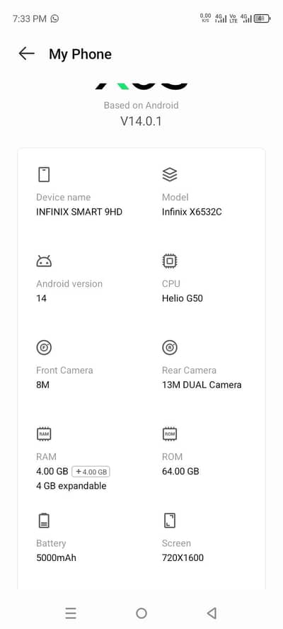 Infinix smart 9hd