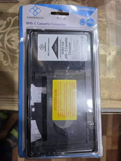 VHS C ADAPTER VIDEO CASSETTE (WHATSAPP # 03349919118)