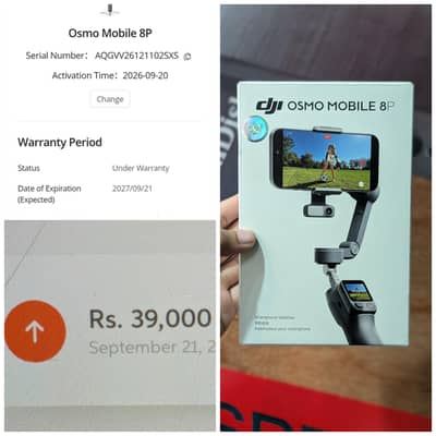 Dji Osmo Mobile 8p Advance tracking