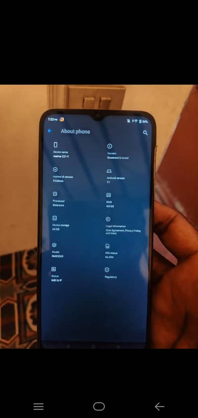 Realme C21Y Condition ok