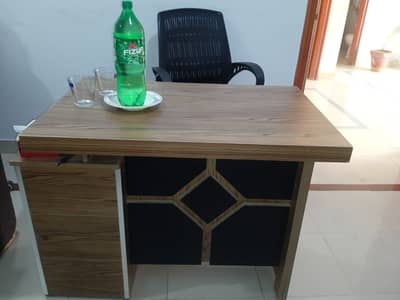Wooden Computer Table with revolving chair
