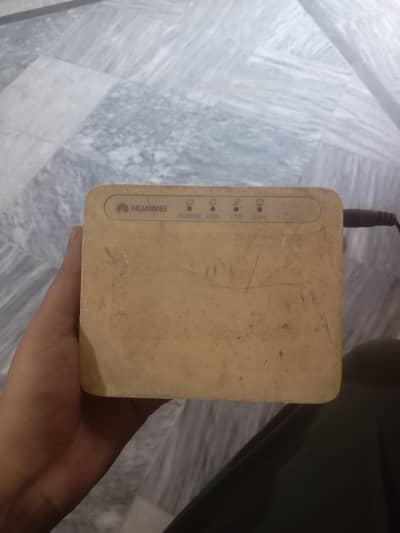 Huawei PTCL Flash Fiber GPON Modem - Power PON LAN Working - Used