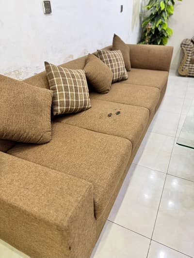 L shaped sofa