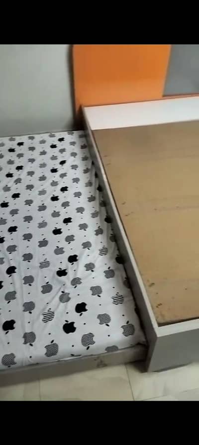 double bed with mattress