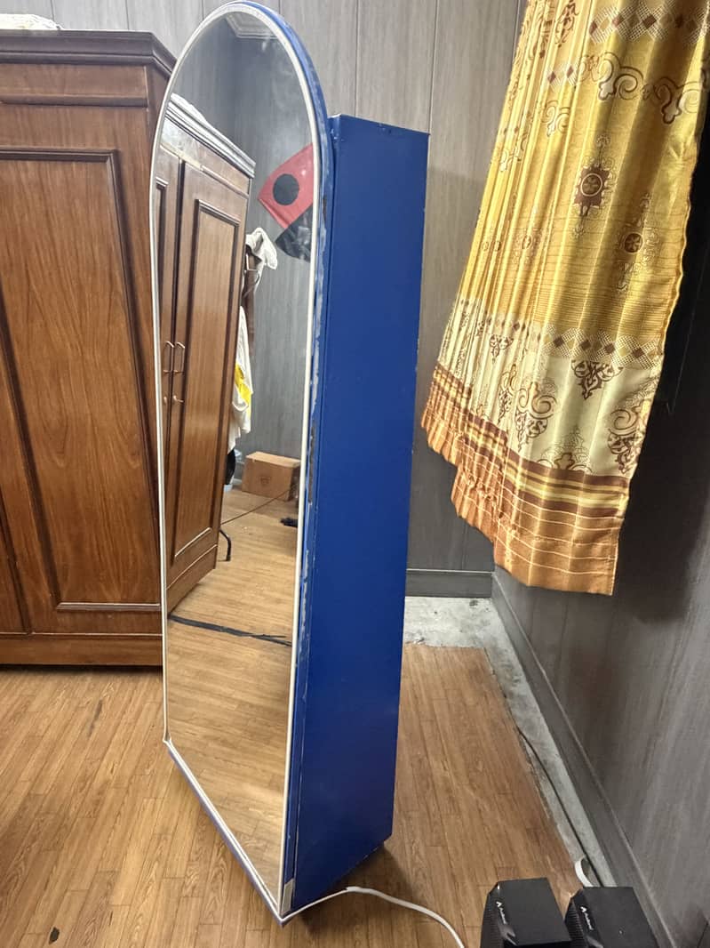 full length mirror with back almirah 2