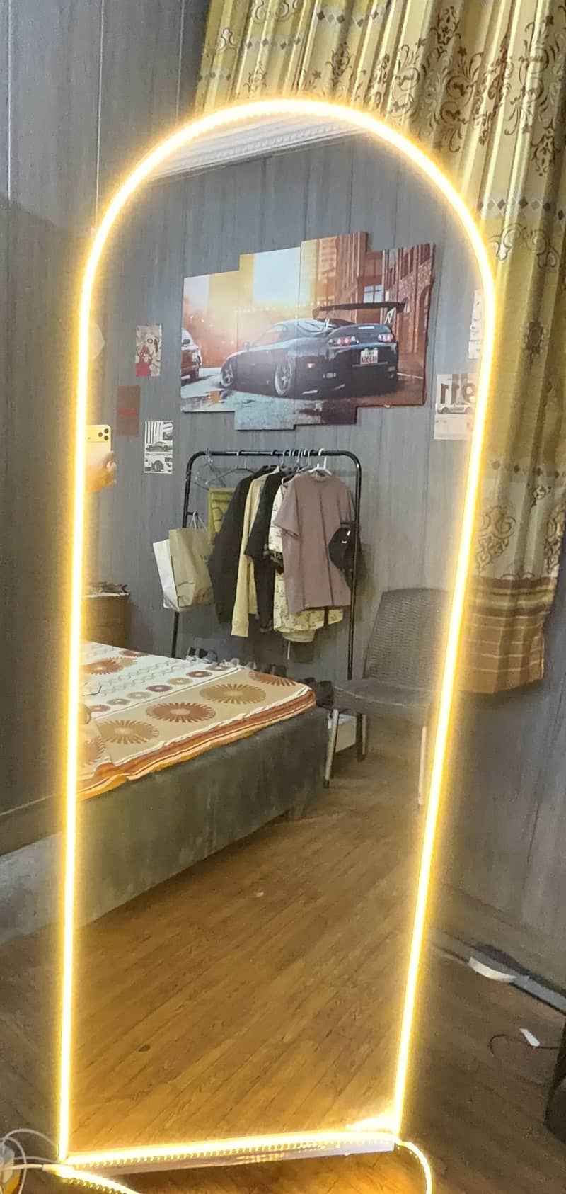 full length mirror with back almirah 5