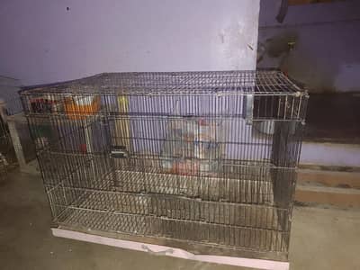 3 months use folding cage  available for sell