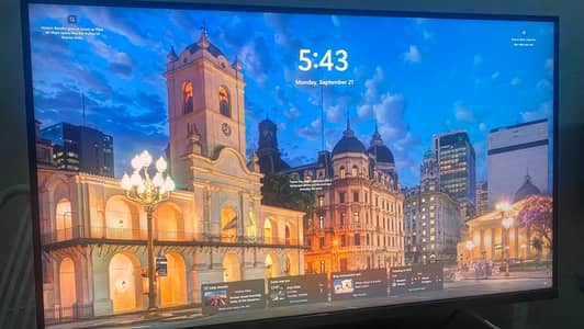 Samsung OLED TV plus Monitor