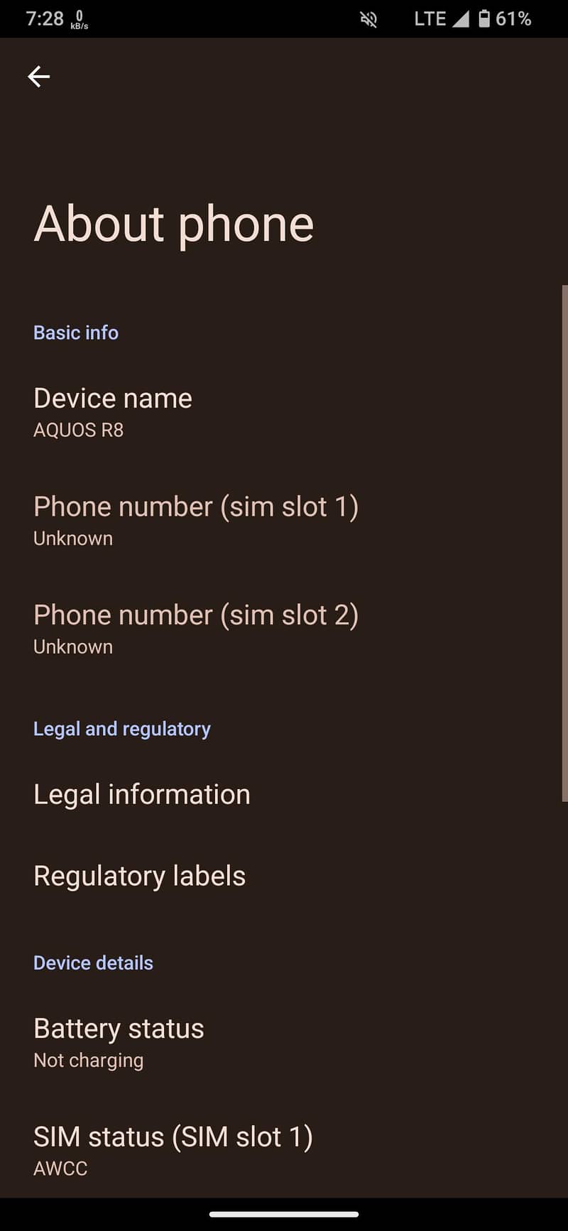 Sharp Aquos R8s 1