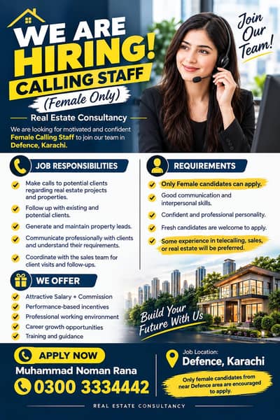 Calling staff female
