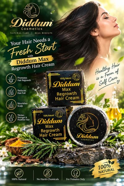 Re-Growth Hair Cream / Hair Care / Hair Growth Cream / Scalp Care /