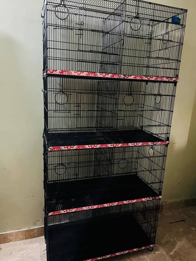 10 Feet Lamba Bara Bird Cage – 8 Portions