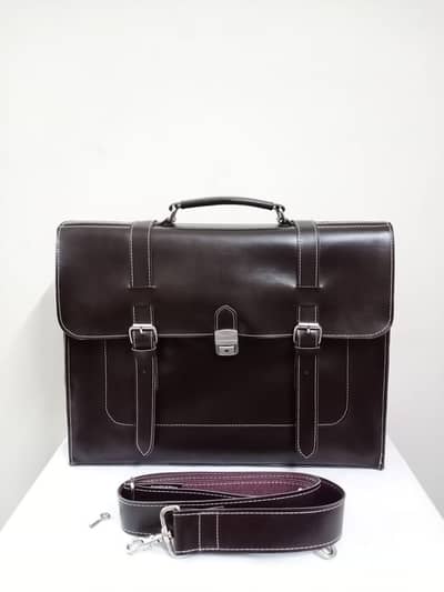 Leather office bag | leather laptop bag | leather file bags