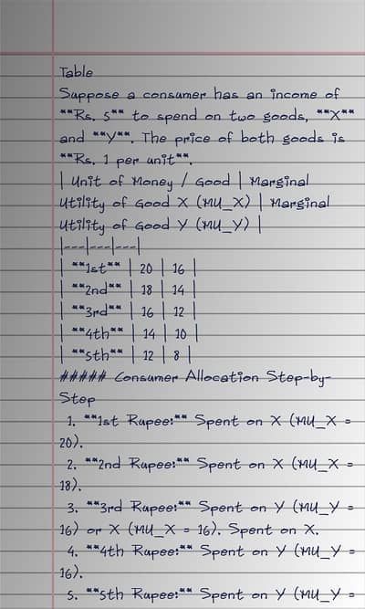 Allama Iqbal open university solved hand written notes