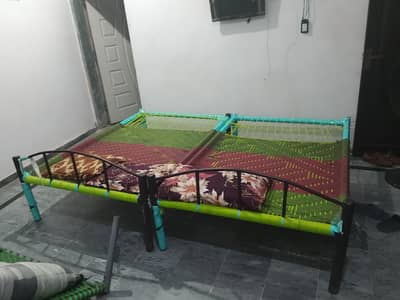 Pair of Double Charpai | Double Size Charpai