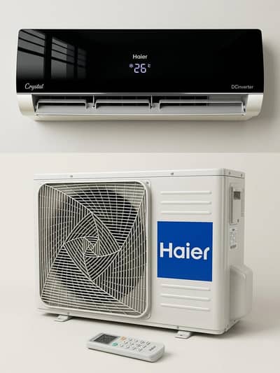 Haier Crystal DC Inverter AC 1 Ton – Excellent Condition