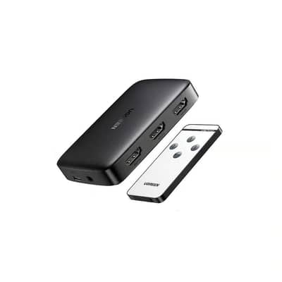 UGREEN 80125 HDMI Switch 3 in 1 Out 4K@30Hz with Remote Control, Manua