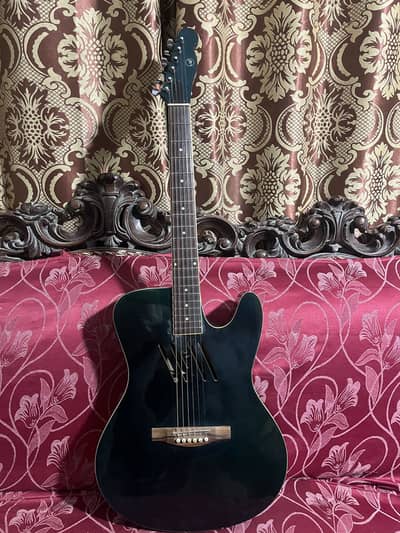 Unique style semi acoustic guitar