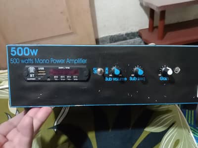 Mono power Amplifier 500 watt