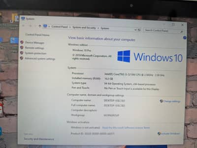 MacBook Pro 16 GB RAM Core i5 all ok