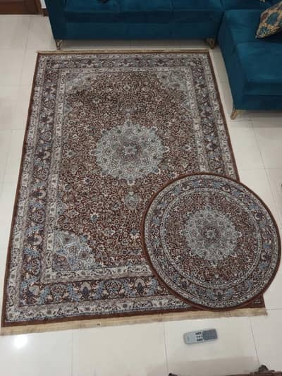 Premium Traditional Carpet Set (Round + Large Rectangular carpet)