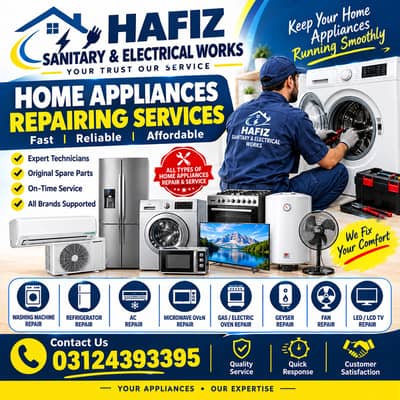 Home Appliances , Washing Machine , Microwave Oven  Repair Services