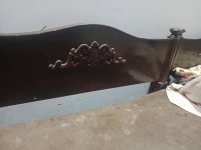 strong wood single bed