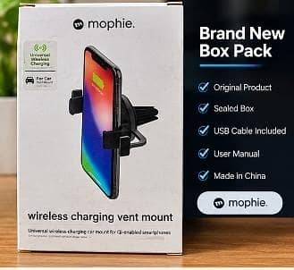 Mophie Wireless Charging Car Phone Holder
