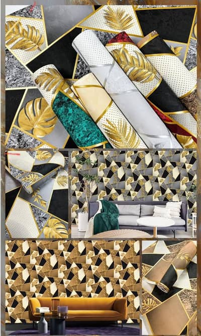 3D Wallpaper, Wooden floor,wpc Panel, Ceiling, Blinds 03147093270